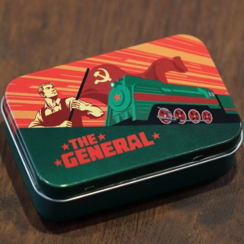 General Deluxe Green Plastic Train Set